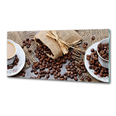 Platte für Küchenrückwand Kaffee mit Milch