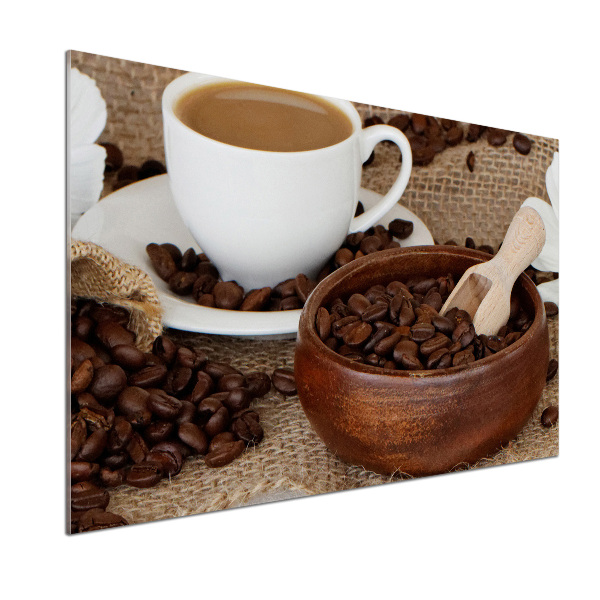 Küchen wandpaneel Kaffee mit Milch