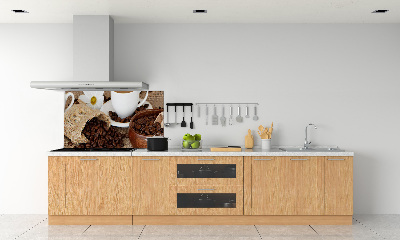 Küchen wandpaneel Kaffee mit Milch