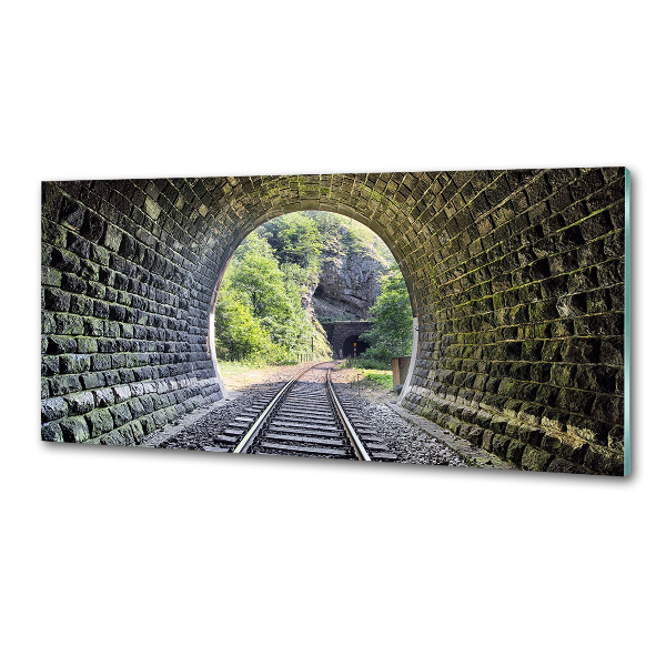 Platte für Küchenrückwand Eisenbahntunnel