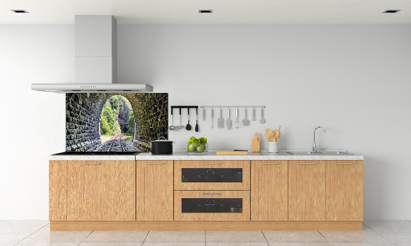 Platte für Küchenrückwand Eisenbahntunnel