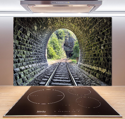 Platte für Küchenrückwand Eisenbahntunnel