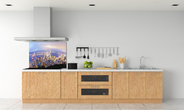 Küchen wandpaneel Hongkong-Panorama