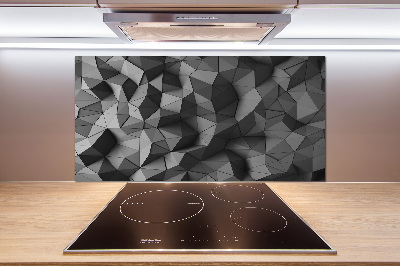 Platte für Küchenrückwand Abstrakter 3D-Hintergrund