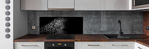 Platte für Küchenrückwand Leopard