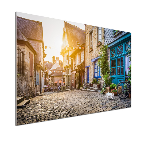 Platte für Küchenrückwand Eine charmante Straße