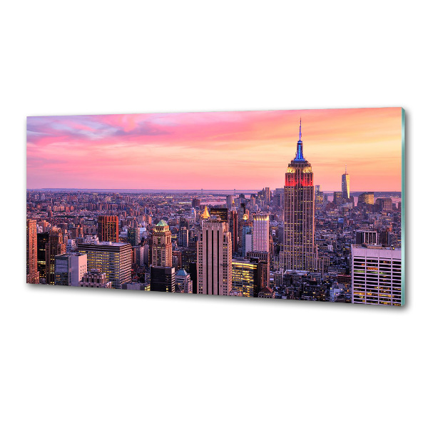 Glasrückwand für die küche New York West