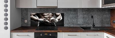 Glasrückwand für die küche Muskelaufbau