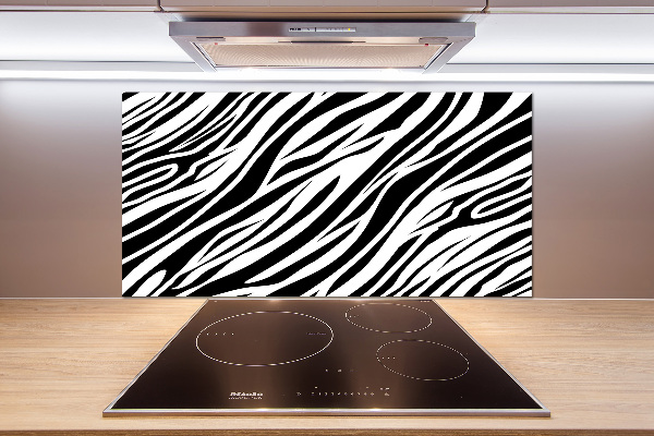 Küchen wandpaneel Zebra-Hintergrund