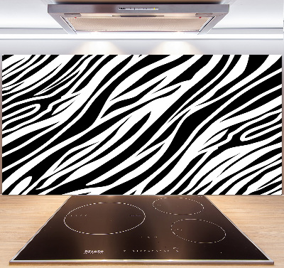 Küchen wandpaneel Zebra-Hintergrund