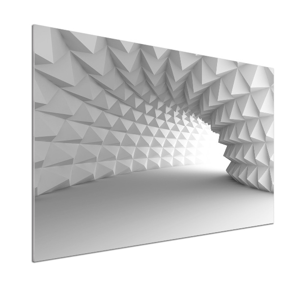 Glasrückwand für die küche Abstrakter Tunnel