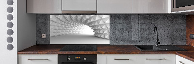 Glasrückwand für die küche Abstrakter Tunnel