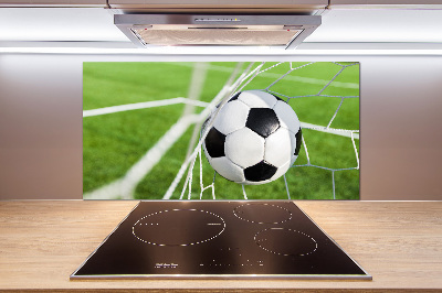Platte für Küchenrückwand Der Ball ist im Tor
