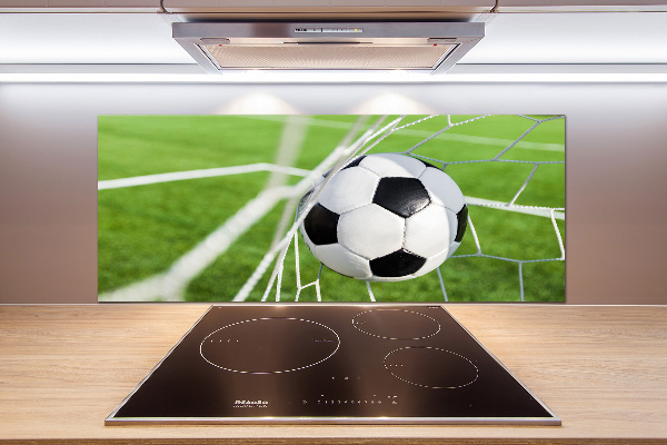 Platte für Küchenrückwand Der Ball ist im Tor
