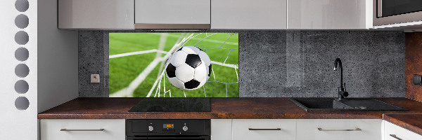 Platte für Küchenrückwand Der Ball ist im Tor