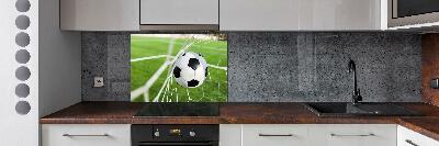 Platte für Küchenrückwand Der Ball ist im Tor
