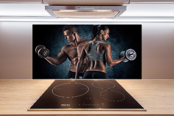 Küchen wandpaneel Muskelaufbau