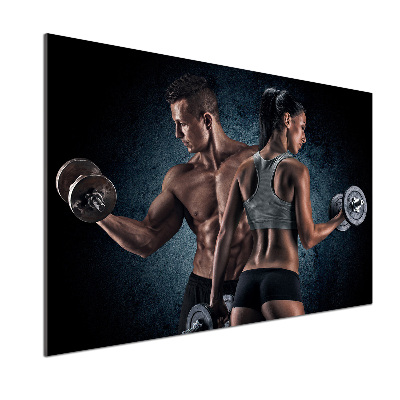 Küchen wandpaneel Muskelaufbau