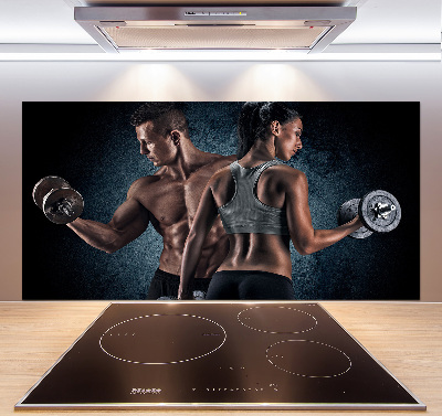 Küchen wandpaneel Muskelaufbau