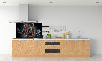 Küchen wandpaneel Muskelaufbau