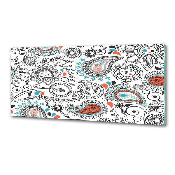 Glasrückwand für die küche Ornamente