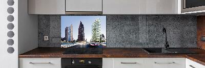 Küchen wandpaneel Wolkenkratzer