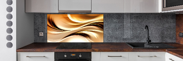Platte für Küchenrückwand Abstrakte Wellen