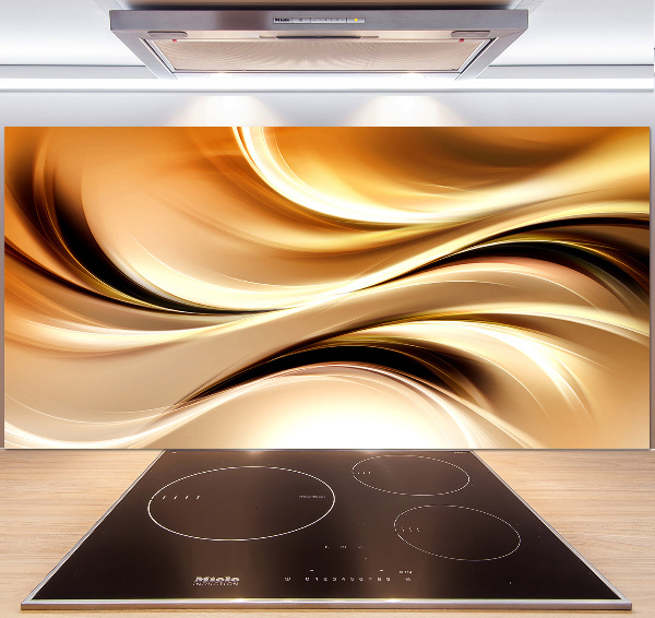 Platte für Küchenrückwand Abstrakte Wellen