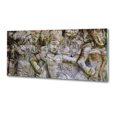 Platte für Küchenrückwand Steinskulptur