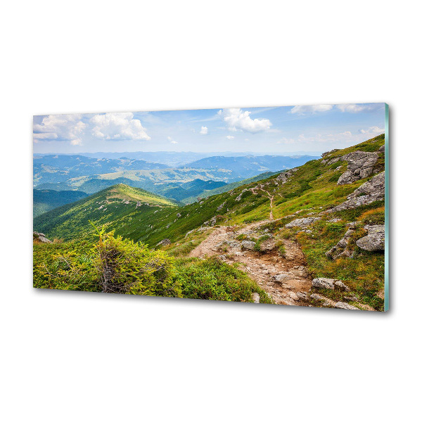 Küchen wandpaneel Grüne Hügel