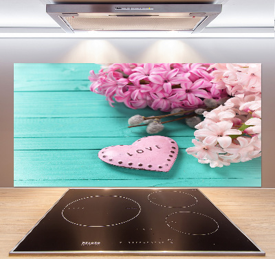 Küchen wandpaneel Ohne und Herz