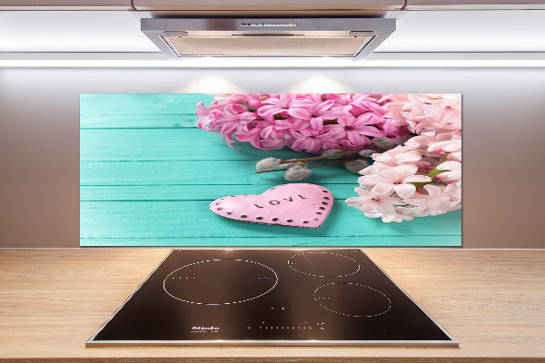 Küchen wandpaneel Ohne und Herz