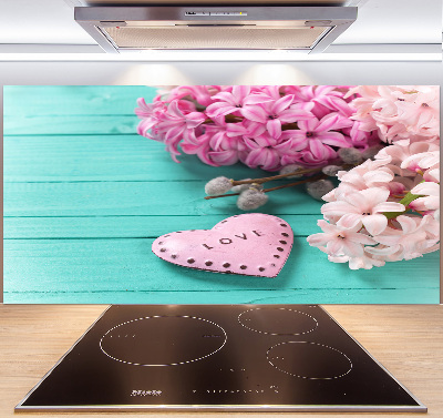 Küchen wandpaneel Ohne und Herz