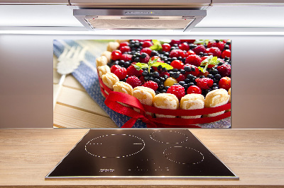 Küchen wandpaneel Waldbeerenkuchen