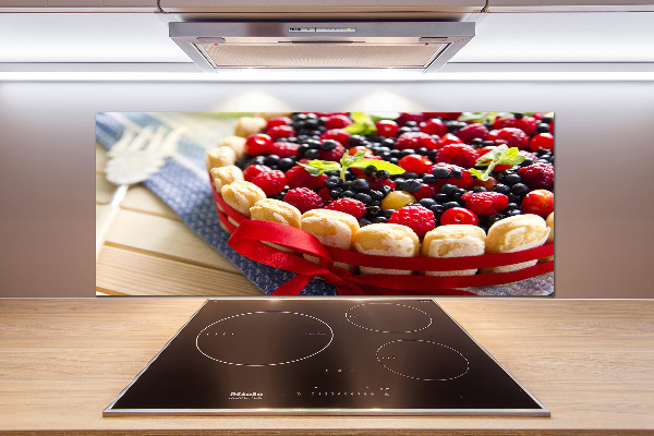 Küchen wandpaneel Waldbeerenkuchen