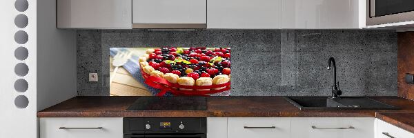 Küchen wandpaneel Waldbeerenkuchen
