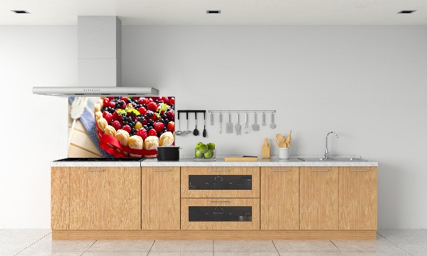 Küchen wandpaneel Waldbeerenkuchen