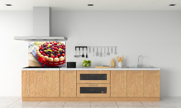 Küchen wandpaneel Waldbeerenkuchen