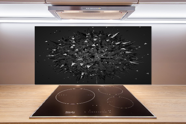 Platte für Küchenrückwand 3D-Abstraktion