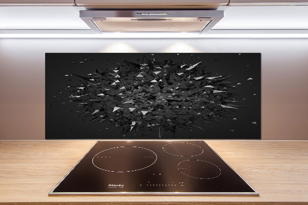 Platte für Küchenrückwand 3D-Abstraktion