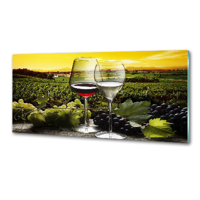 Küchen wandpaneel Wein und Trauben