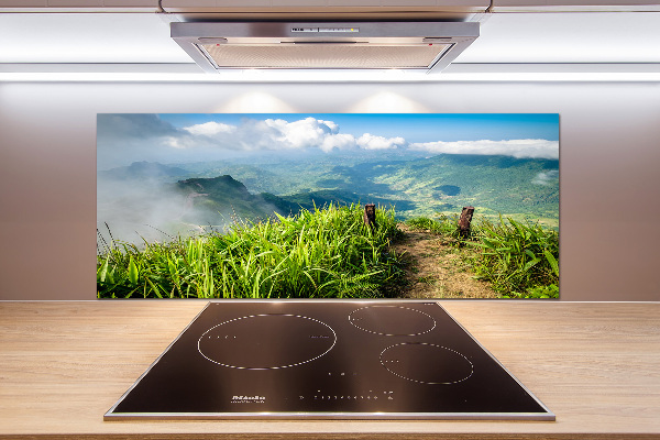 Platte für Küchenrückwand Pfad zum Gipfel