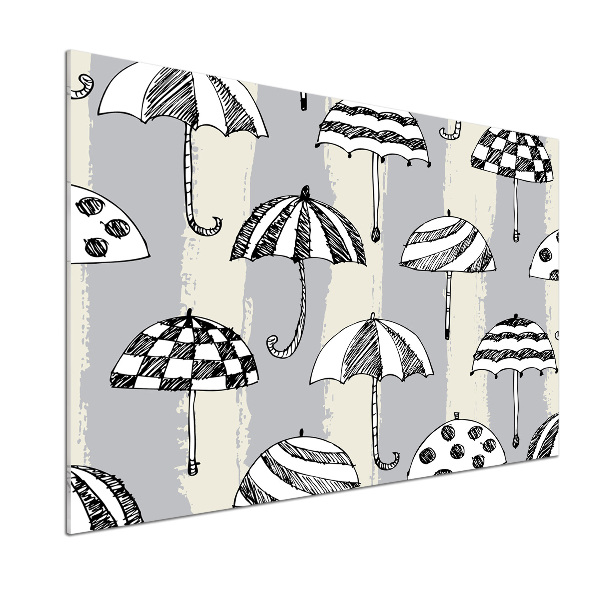 Küchen wandpaneel Regenschirme