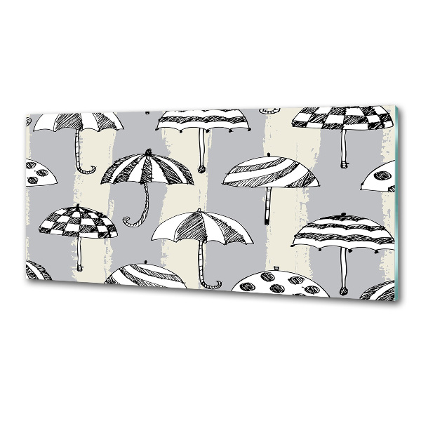 Küchen wandpaneel Regenschirme