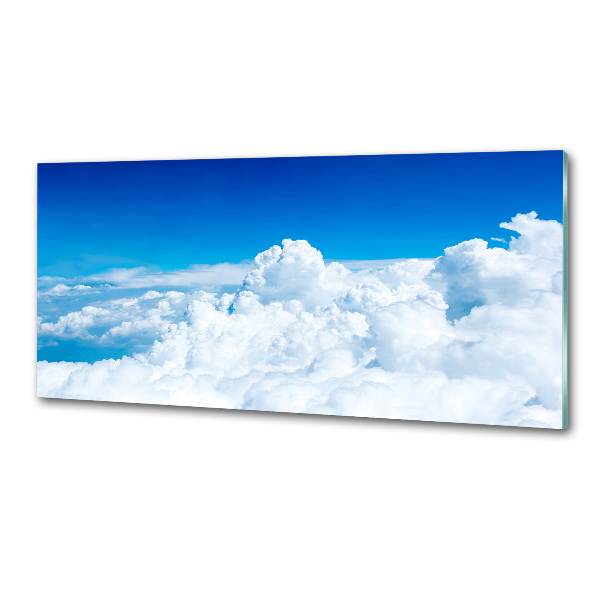 Glasrückwand für die küche Wolken aus der Vogelperspektive