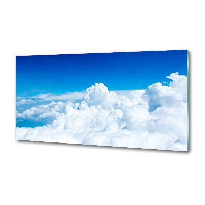 Glasrückwand für die küche Wolken aus der Vogelperspektive