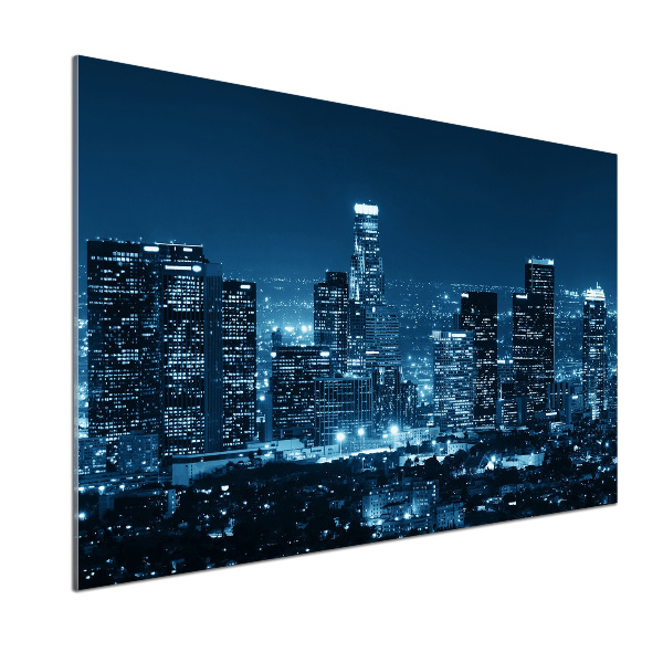 Platte für Küchenrückwand Los Angeles bei Nacht
