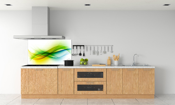 Platte für Küchenrückwand Abstrakte Wellen