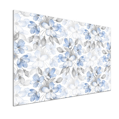 Platte für Küchenrückwand Zarte Blüten