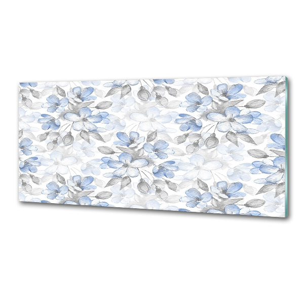 Platte für Küchenrückwand Zarte Blüten